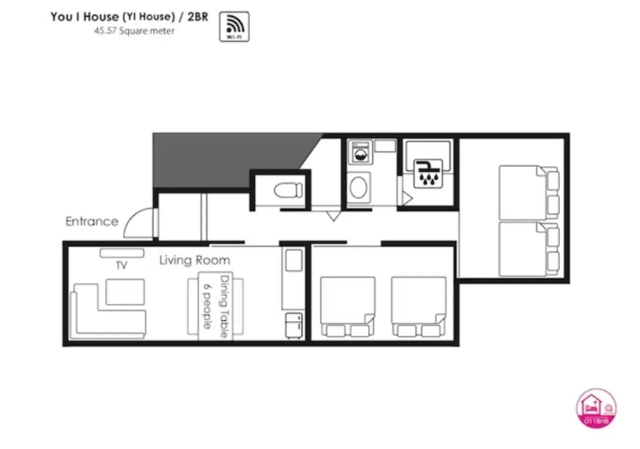 Yi House Max 8People 2Br 1 Minute Walk From Tram Station Daire Sapporo